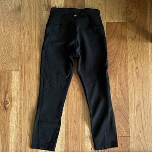 Lululemon Wunder Train High-Rise Ribbed Crop 23"